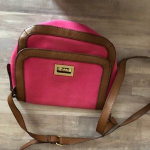 H&M pink and brown Crossbody